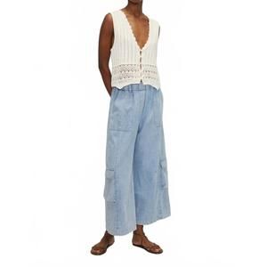 NEW MELISSA NEPTON briany sweater vest in off white